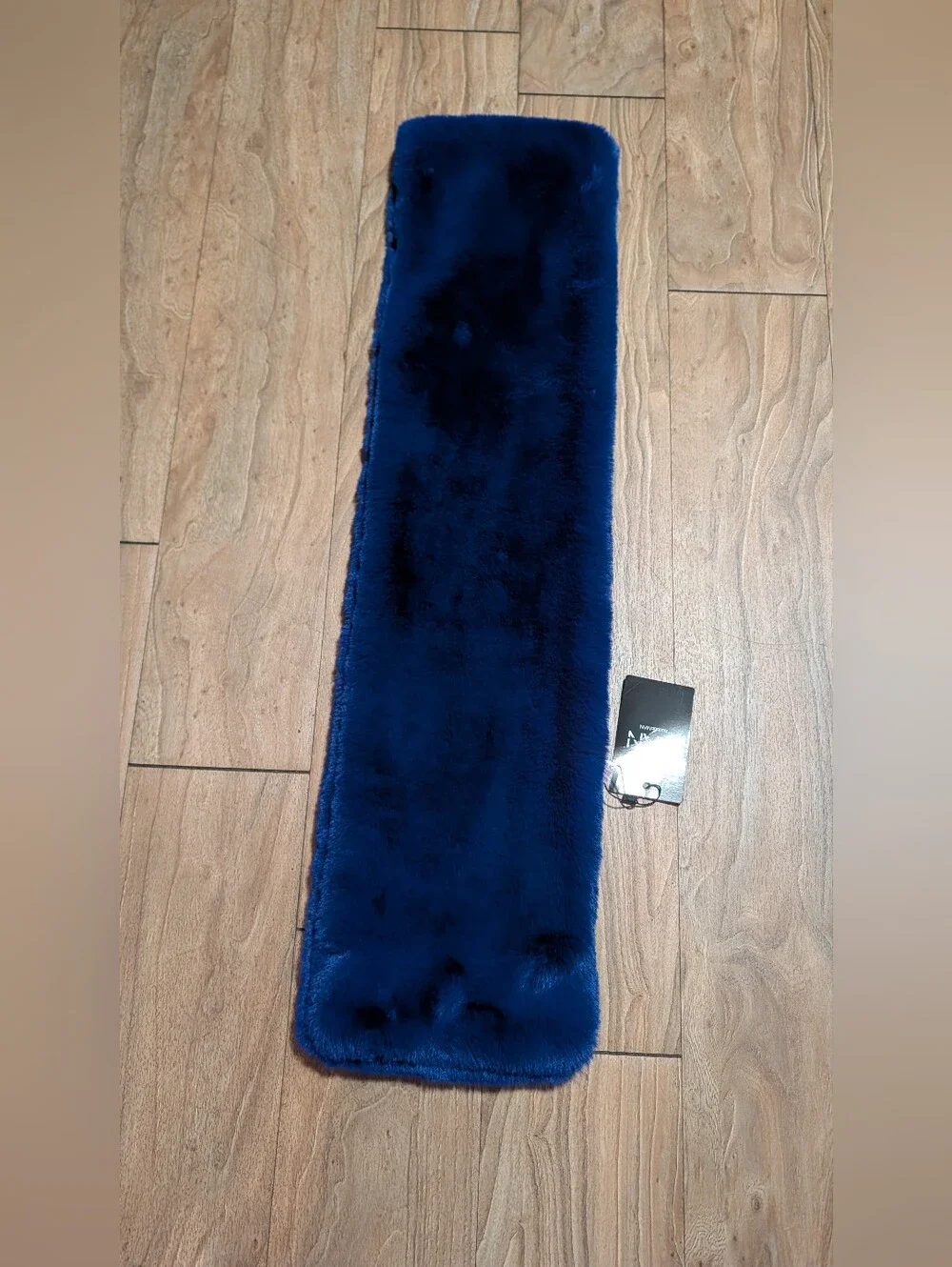 Royal Blue Faux Fur Scarf